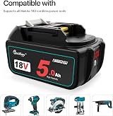Waitley 18V 5.0Ah Battery Li-ion Compatible with Makita 18V Tools view 6