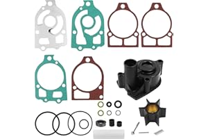 FULL POWER PLUS 96148Q8 Water Pump Impeller Repair Kit for Mercury Mariner Alpha One Replacement 96148A8 46-96148A8 46-96148Q8 46-96148T8, 18-3217