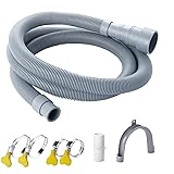 Elyfree Washing Machine Drain Hose, 5 Feet Flexible