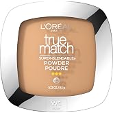 L'Oreal Paris True Match Super Blendable Oil Free Foundation Powder, W5 Medium, 0.33 oz Packaging May Vary