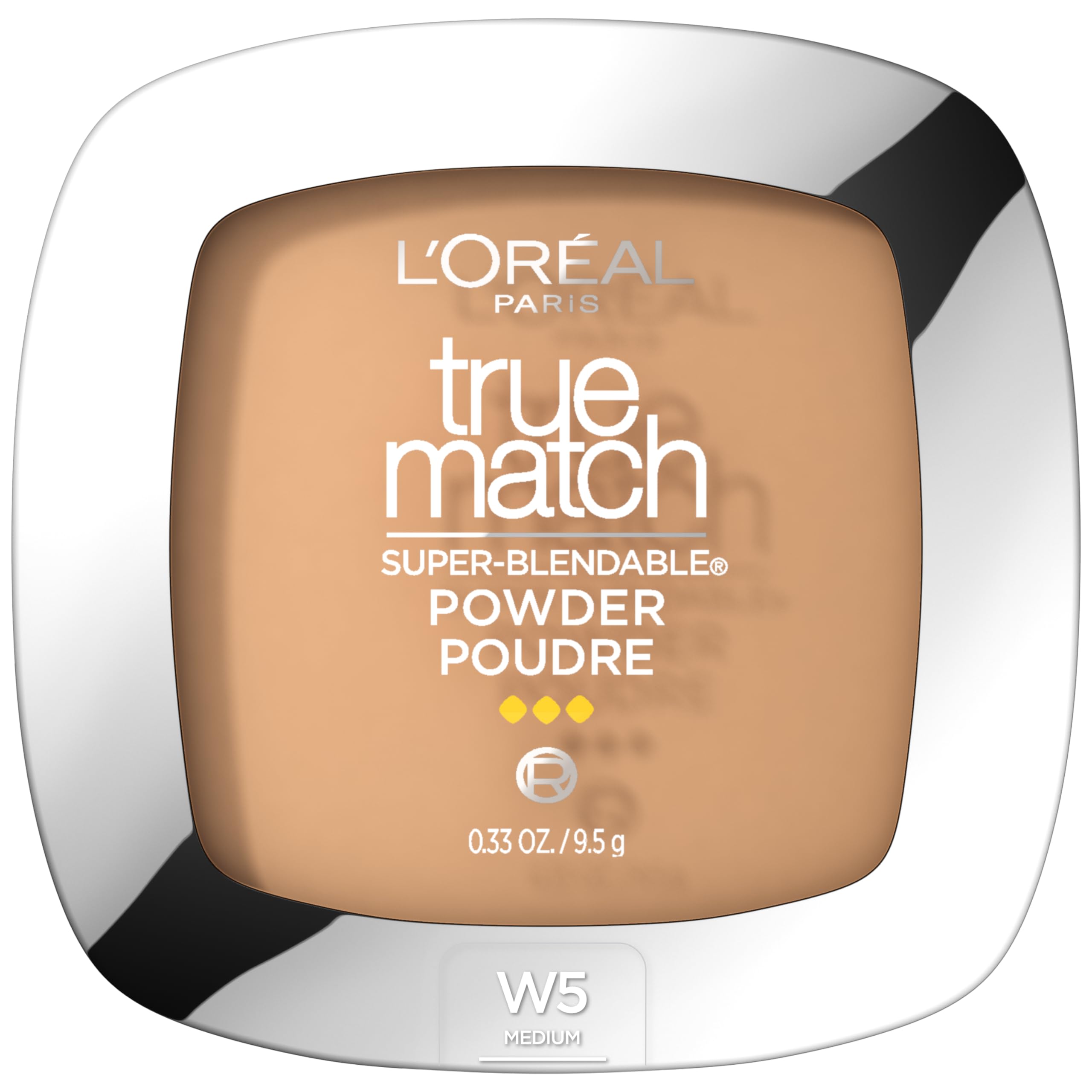 Photo 1 of L'Oreal Paris True Match Super Blendable Oil Free Foundation Powder, W5 Medium, 0.33 oz Packaging May Vary
