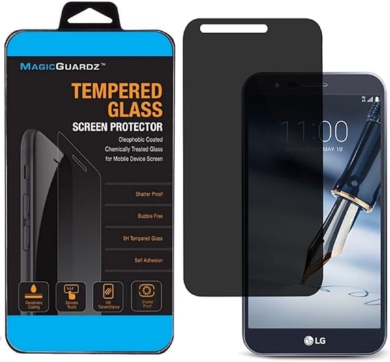 Amazon Com Magicguardz Made For Lg G Stylo 3 Plus Privacy Anti Spy Tempered Glass Screen Protector Shield Retail Box