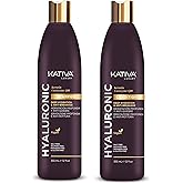 Hyaluronic Q10 Shampoo and Conditioner Pack set of 2. Vegan Deep Hydration & Anti-Breakage without Sulfated and Parabes Free.