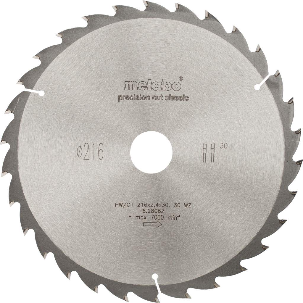 Metabo 628062000 HW/CT 216X30. 30 WZ22 Circular Saw-Blade, Green