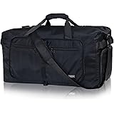 Fmeida 65L Duffle Bag with Shoes Compartment, Foldable Travel Duffel Bags for Men Women, Large Packable Travel Bag Water Repe