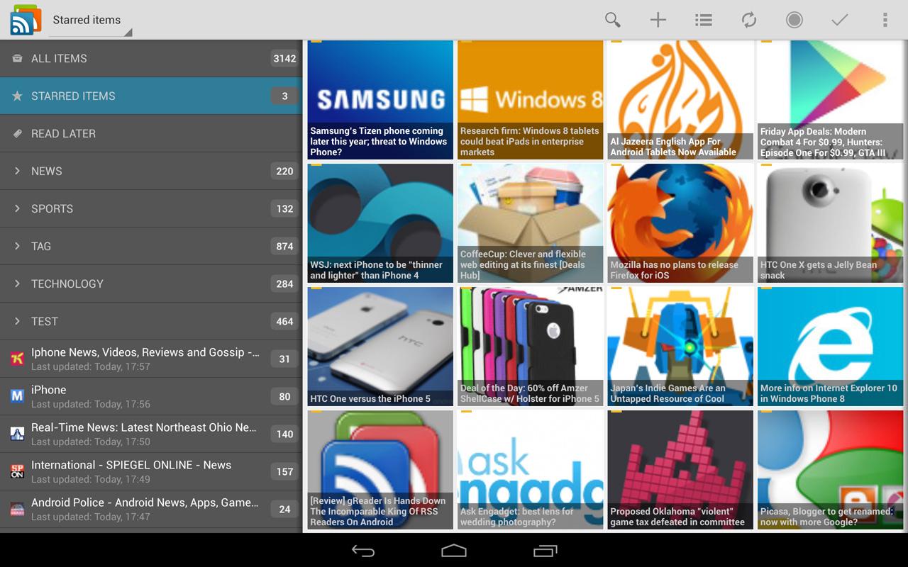Amazon.com: gReader | Feedly | The Old Reader | RSS | News: Appstore ...