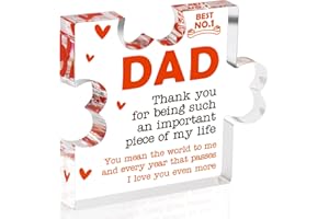 Eterfordista Dad Gifts from Daughter and Son Wife Father's Day Birthday Gifts for Dad New Dad Bonus Dad Stepdad Single Dad Father Best Dad Ever Gifts for Best No.One Dad Decorative Signs Plaques