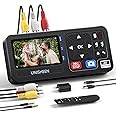 UNISHEEN Convert VHS to Digital-Compatible with VHS, VCR, DVR, DVD, Cassette, Hi8, Mini DV Players, Camcorder, Gaming Consoles with Remote Control