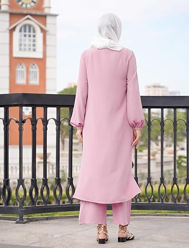 Abaya Dress For Women Abayas Plus Size Long Sleeve Ethnic Shirts Dress  Turn-Down Collar Shirt