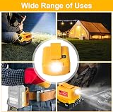 Powarobor Power Source USB Battery Adapter for Dewalt 18V with LED Light view 7
