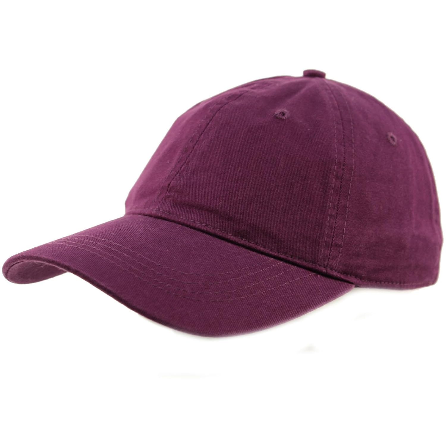 plain purple cap