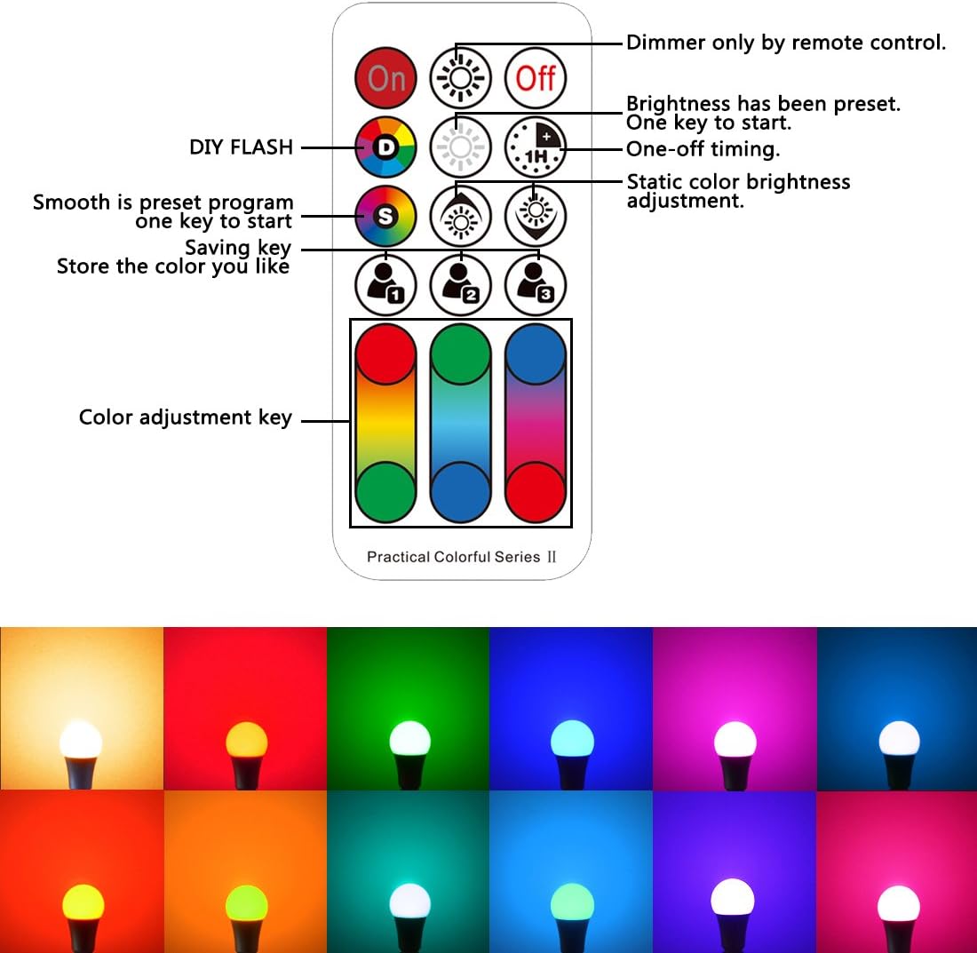 Jayool 12W B22 LED Colour Changing Light Bulb, Bayonet CCT Warm White to Cool White Dimmable - Image 3