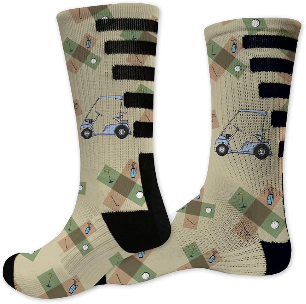 Golf Performance Crew Sock Design 2 Clothing