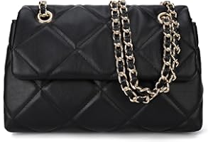 Gladdon Quilted Crossbody Purses for Women Small Ladies Shoulder Bags with Chain Trendy Clutch Purse Cute Designer Bag