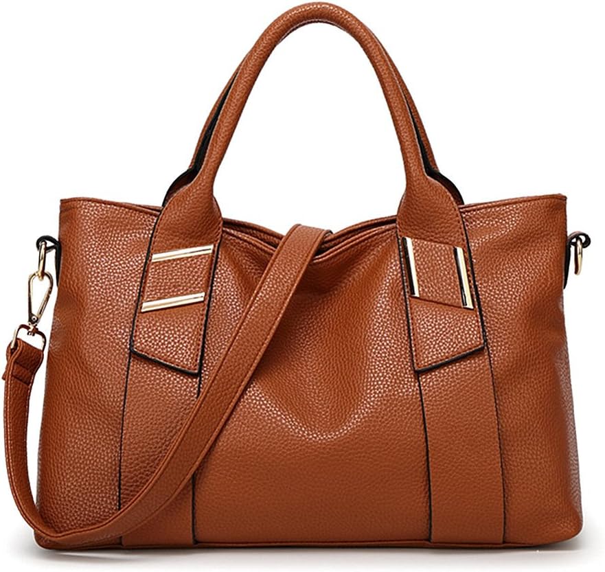 Myzin Women Top Handle Tote Handbag Shoulder Bag Crossbody Purse