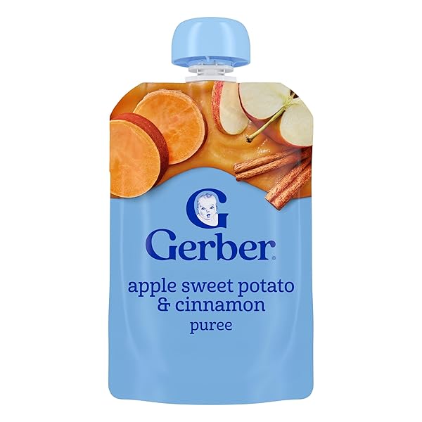 GERBER STAGE 2 BABY FOOD, APPLE SWEET POTATO...
