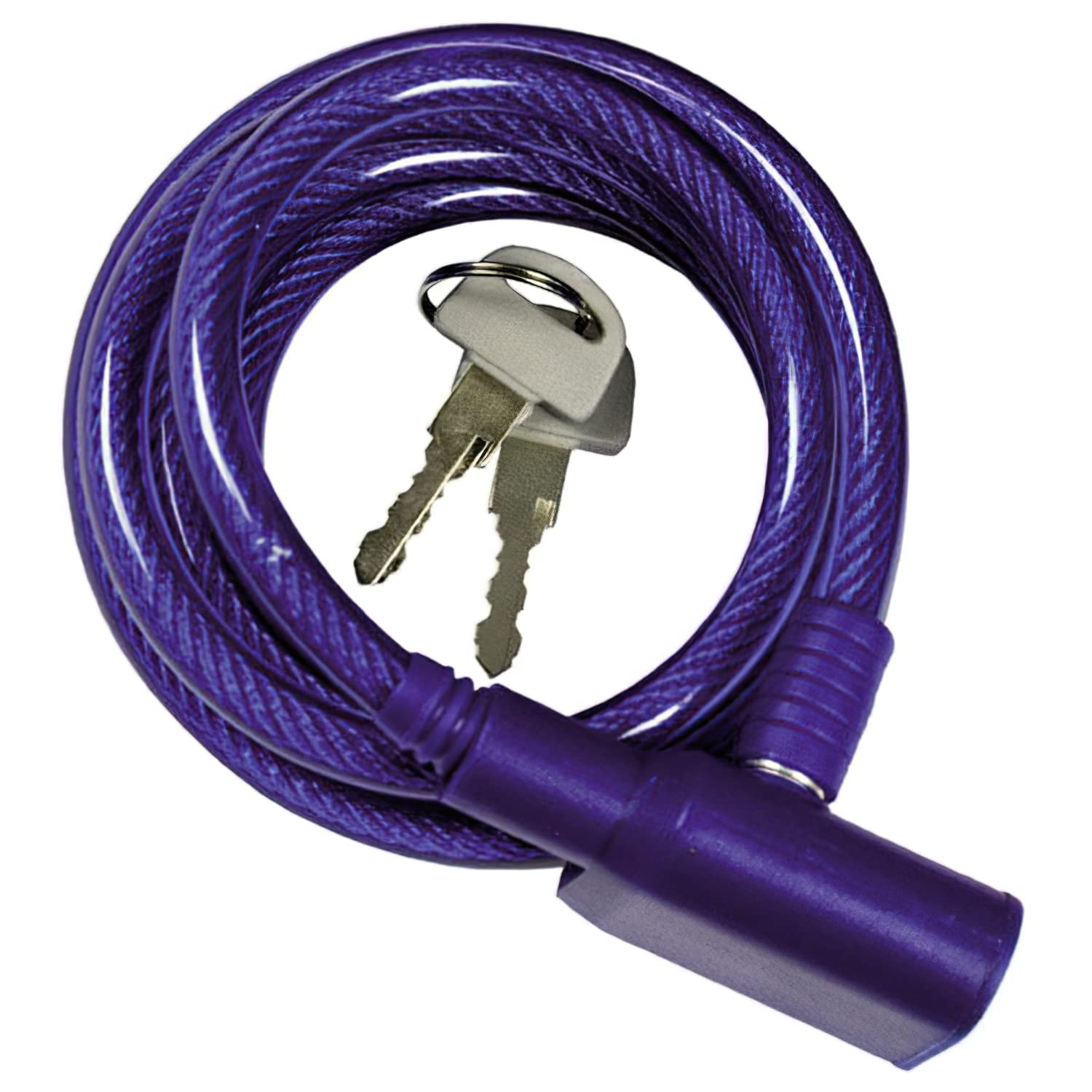 WOLFPACK Maurer 3110817 Bicycle Spiral Cable with Key 8 mm x 150 cm.