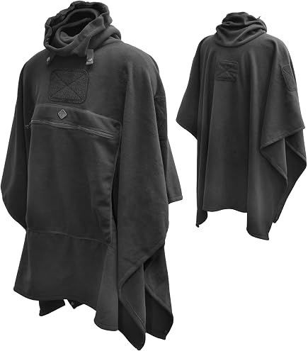 〇 SLY QUILTED MILITARY PONCHO スタンドネック F HAZARD 4 PonchoVilla Classic - Poncho técnico original softshell