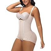 SHAPSHE Fajas Colombianas Shapewear Bodysuits for Women Tummy Control Butt Lifter Compression Garment Open Bust
