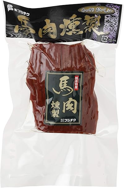 Amazon フジチク 馬肉の燻製 ソフトタイプ ブロック 150g フジチク 馬肉 通販
