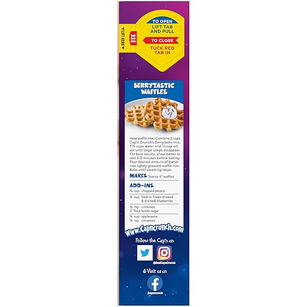 CAP’N CRUNCH BERRYTASTIC PANCAKE MIX