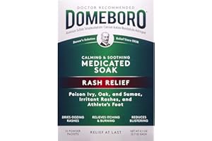 Domeboro Soothing Soak Rash Relief Powder Packets, 12 ea (Pack of 3)
