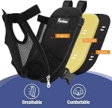 Pawaboo Adjustable Pet Carrier Backpack Front Legs Out for Small Dogs Black view 6