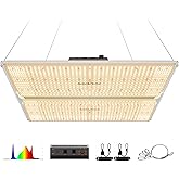 Spider Farmer SF4000 LED Grow Lights for Indoor Plants in 4x4 Grow Tent | 450W Dimmable Full Spectrum Grow Light, New-Gen High-Efficiency Diodes 2.7 PPE System for Seed Starting, Vegetables &amp; Bloom