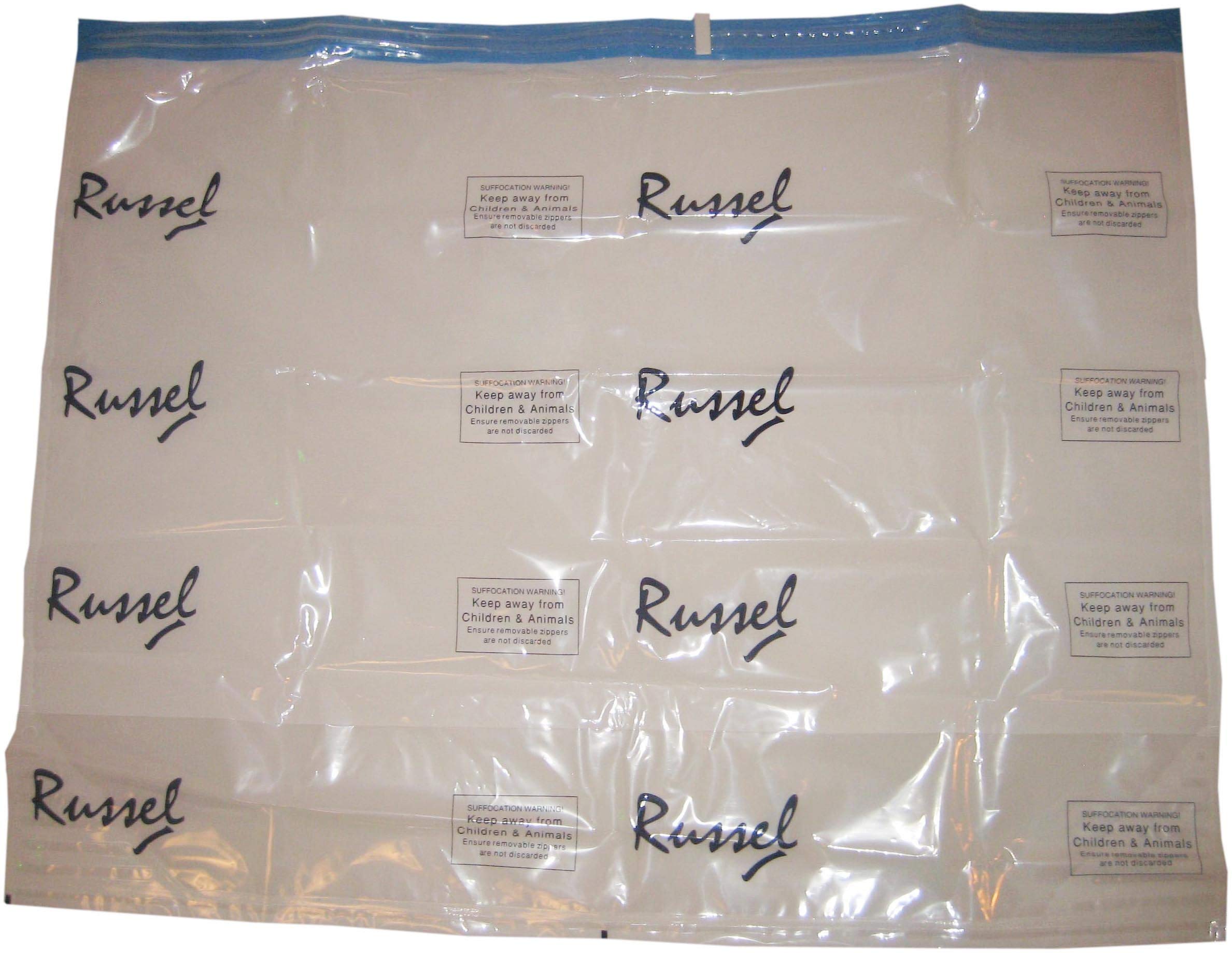 H & L Russel Ltd-Gusseted Vacuum Storage Bags, Set of 2, 100 X 80 X 32cm, Multicolour