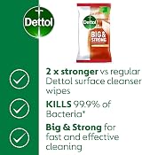 Dettol Antibacterial Biodegradable Kitchen Wipes 3 Pack 25 Count Each Big & view 3