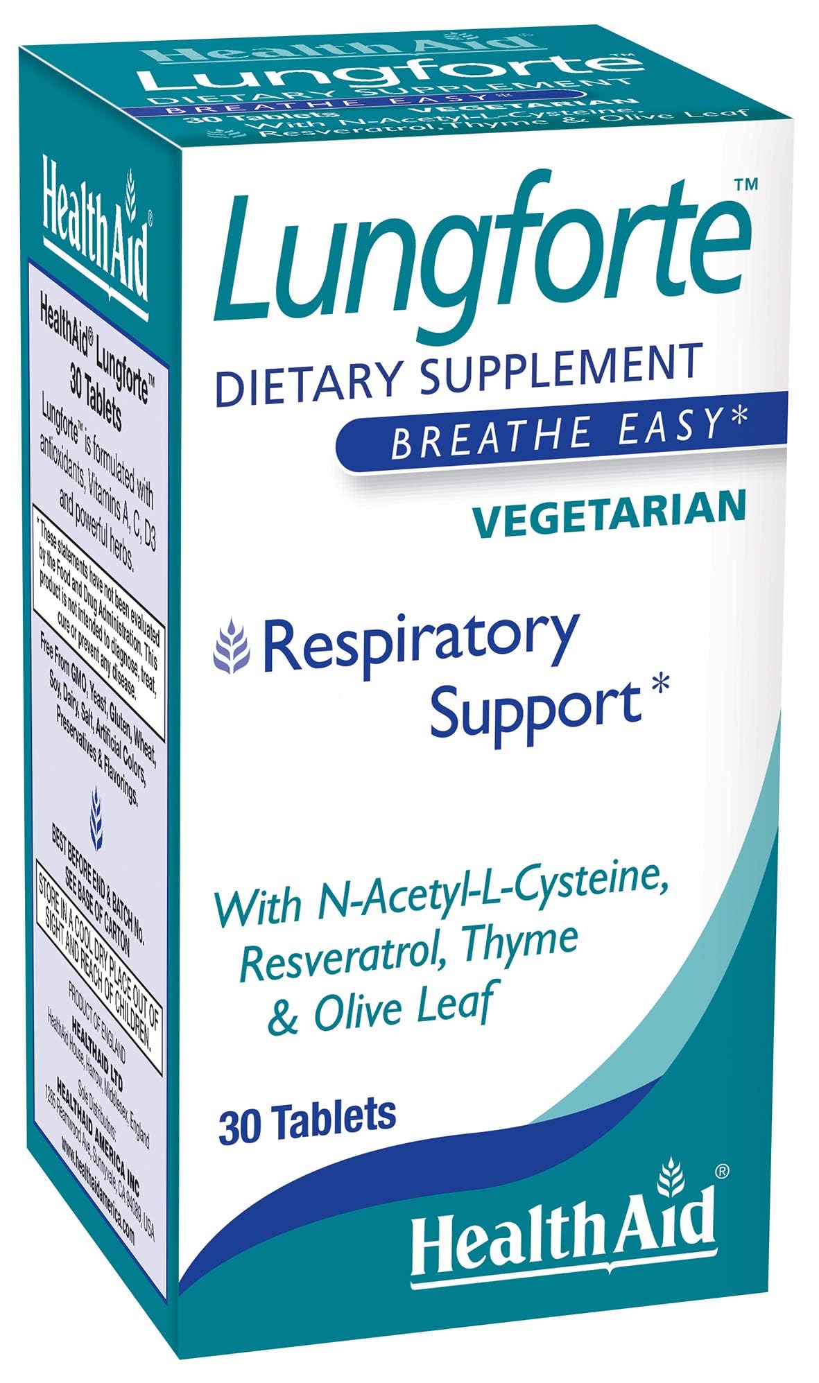 HealthAid LungForte - 30 Tablets
