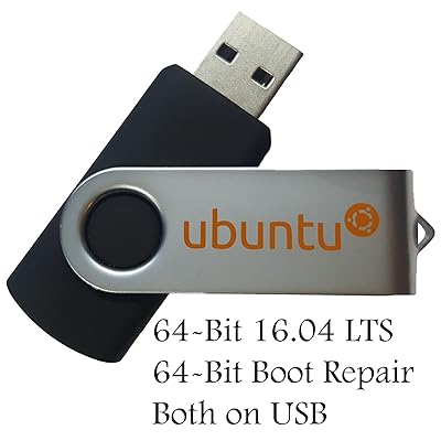 Learn How To Use Linux, Ubuntu Linux 16.04 Bootable 8GB USB Flash Drive - Includes Boot Repair and Install Guide