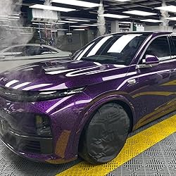 LZLRUN Forged Gloss Carbon Fiber Black Vinyl Wrap