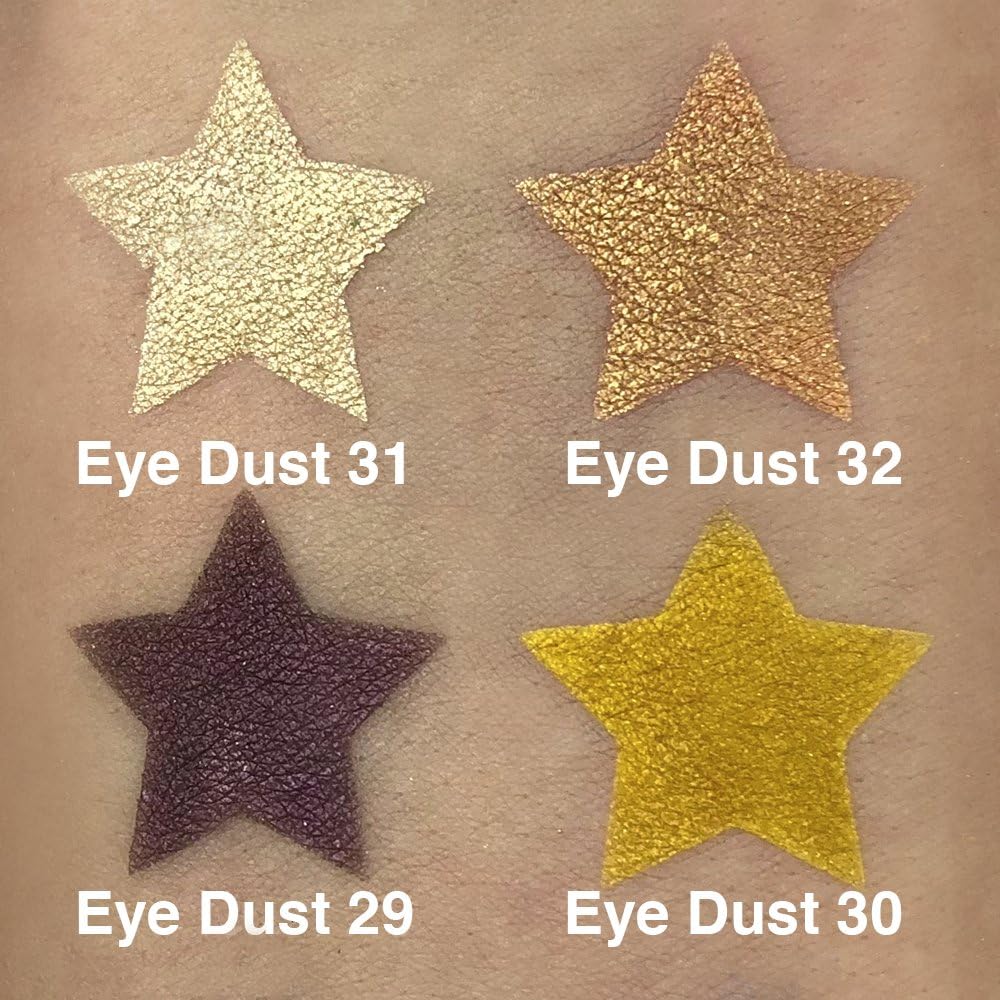 Eye dust number 32, loose powder cosmetic pigment eye shadow, 32 - Peach, 1.8 g (Pack of 1) - Image 5