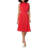 Nanette Nanette Lepore Womens Women's Smocked High Neck Pleated DressDress