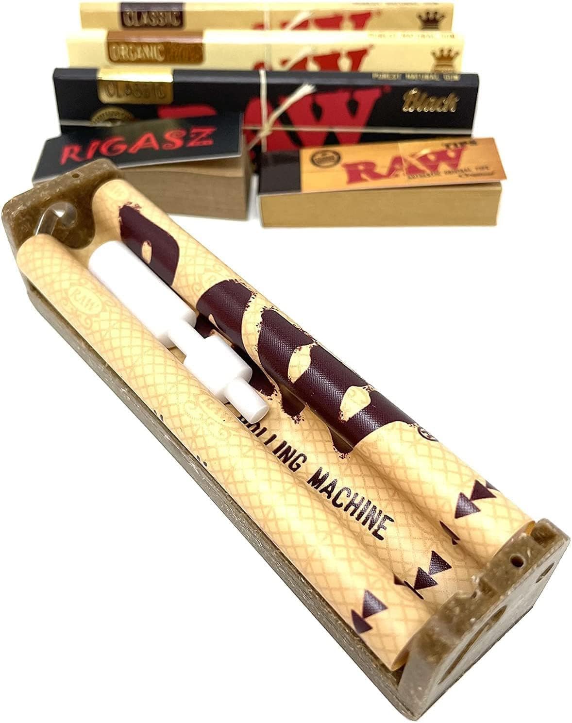 Rigasz Tips Raw Conical Roller 110mm with KS Papers