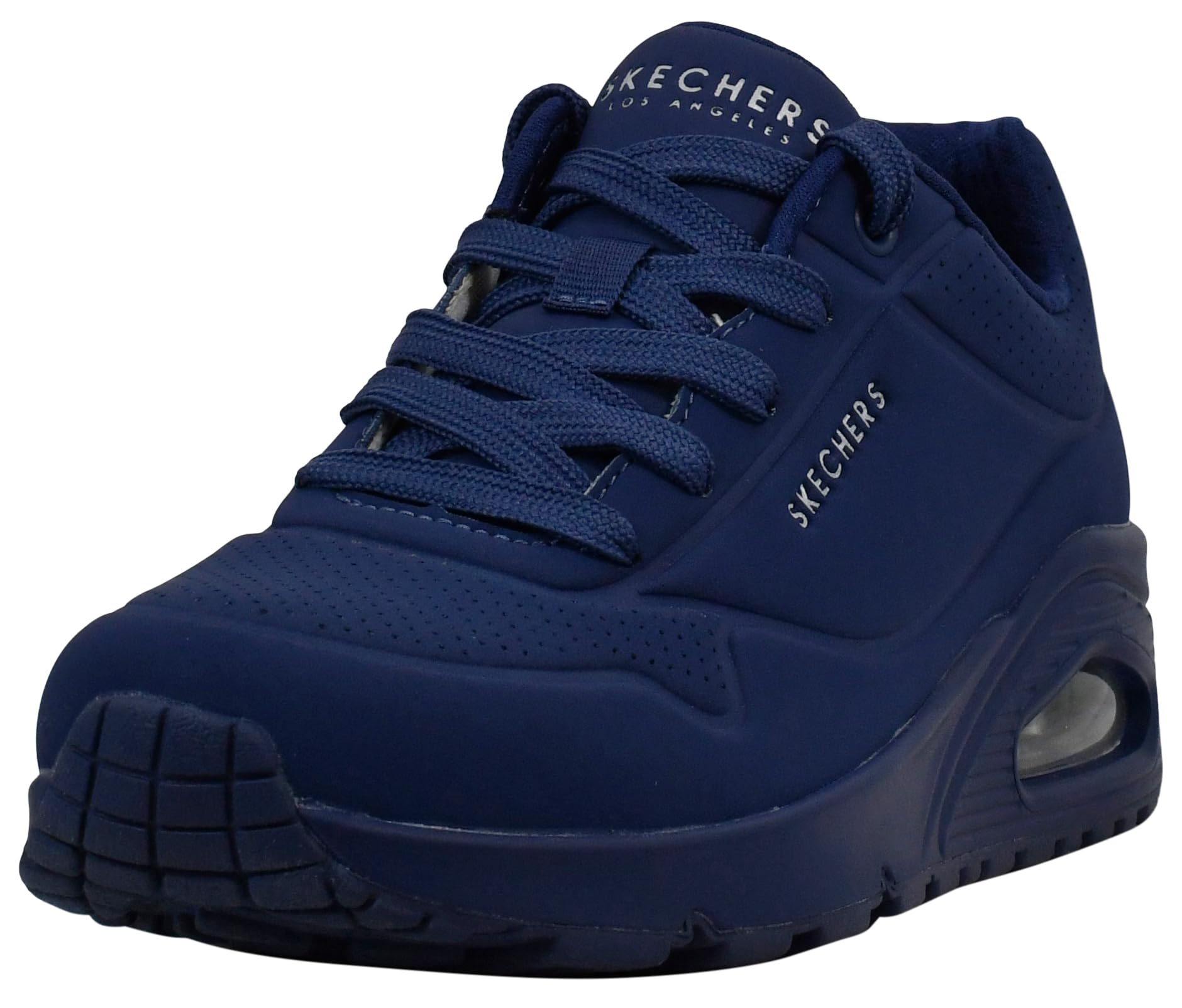 Skechers Women's Uno - Night Shades Sneakers, Navy, 6.5 XW US Image