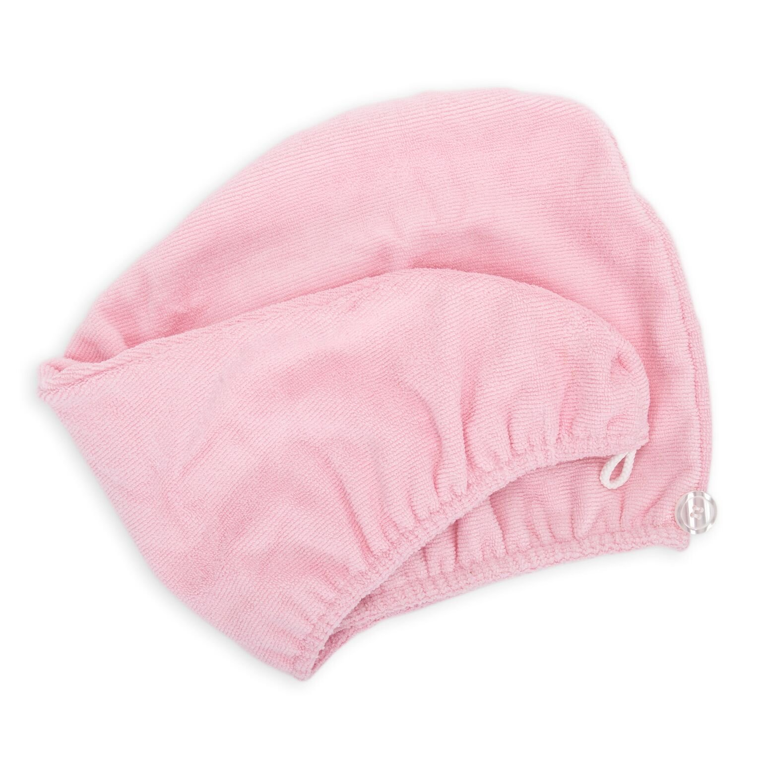 Diva Darling, Easy To Use & Super Absorbent Microfiber Hair Towel, Pink (19 x 39