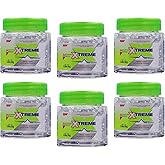 Xtreme Pro-Expert Hair Styling Gel - Clear, 24-Hour Hold - 6 Pack, 3.38 oz | Alcohol-Free Formula, Aloe Vera Enriched, Unscented, All Hair Types, No Flaking Or Residue