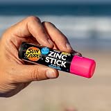 Sun Zapper Zinc Stick SPF50+ Sunscreen 4-Pack Pink Blue Green Yellow Face Kids view 8