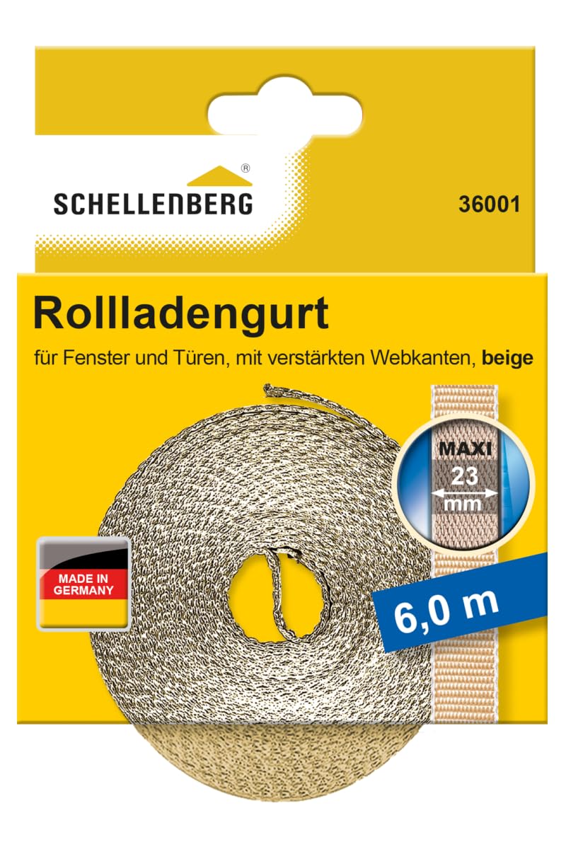 Schellenberg Roller Shutter Belt, Beige, 23 mm/6 m, 1,3 mm — image 1