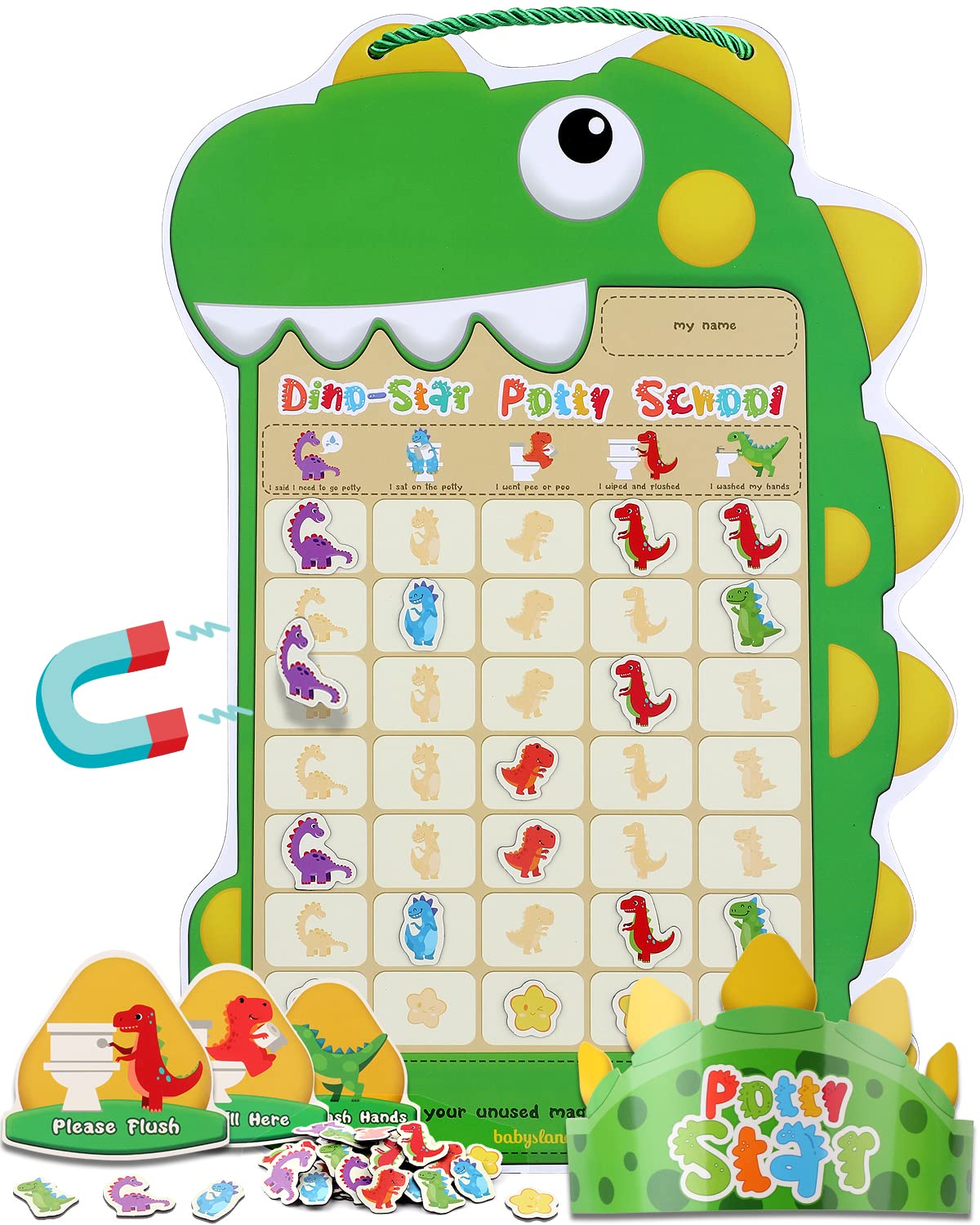 Mua NOVIIML ng Chart for Toddlers Boys & Girls - A Dinosaur Potty Chart ...
