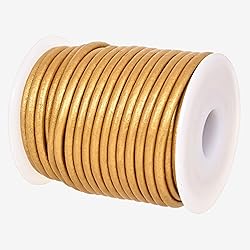 GENIQUE Real/Genuine Round Leather String Cord for