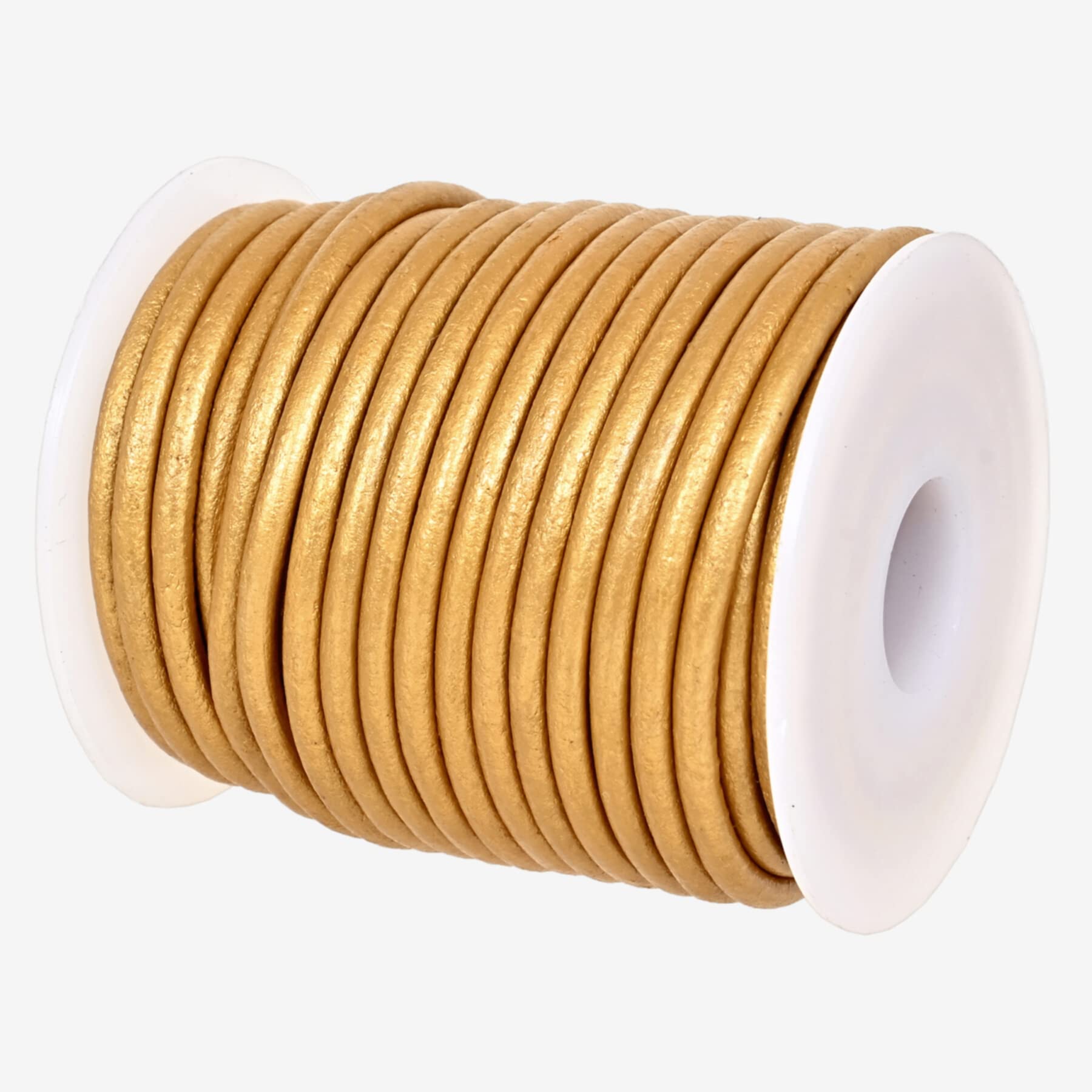 GENIQUE Real/Genuine Round Leather String Cord for