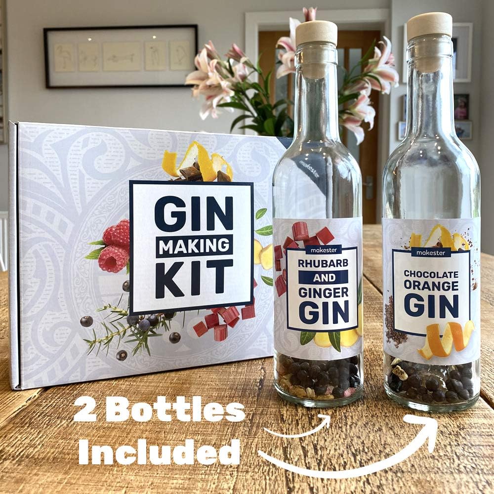 Gin Making Kit - Make Your Own Pink Gin, Raspberry & More - Valentines Day Gifts For Her Idea - Craft Kits By Makester - Image 3