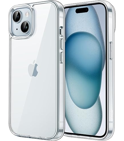 JETech Schermprotector Voor IPhone 15 (6,1 Inch) - 2 Stuks Gehard Glas Met Installatietool