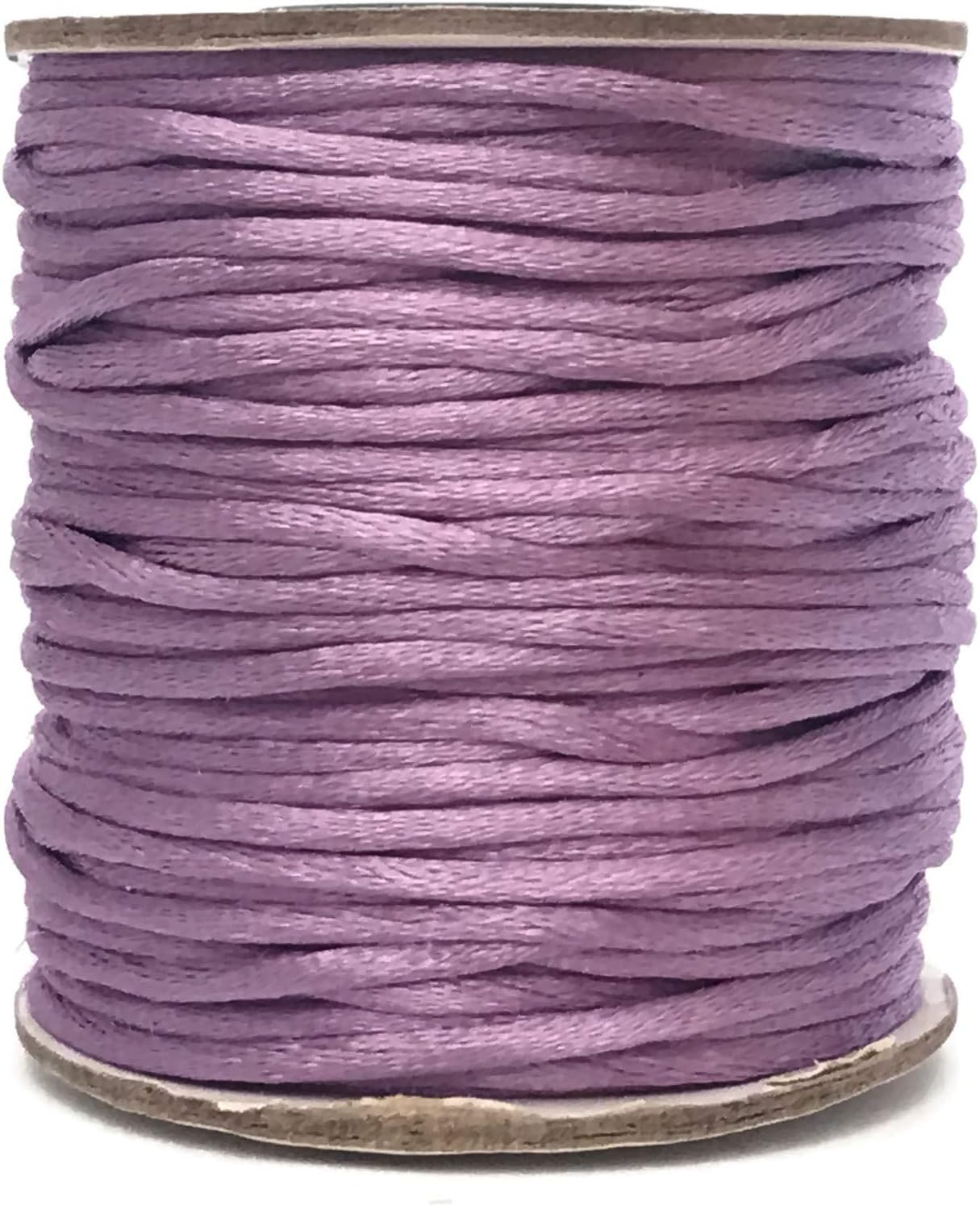 Fuwok Corde Nylon Satiné 20m - Diamètre 2-10mm Multicolore Pour Macramé Et Bricolage