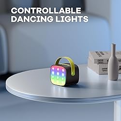 YLL Mini Karaoke Machine with 2 Wireless