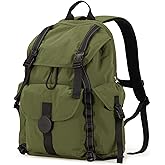 mixi Travel Backpack for Women Men, 18 Inch Carry On Laptop Backpack Flight Approved fits 16'' Laptop, Lightweight Waterproof Hiking Backpack Travel Outdoor Business Casual Daypack, Jungle Green