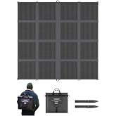 Renogy 400W Portable Solar Panel for Power Stations, 25% High Efficiency | N-Type 400 Watt Solar Panel Blanket, Backpack-Size Foldable Design Use Less Space, for Camping, RV, Pickup, And Marine